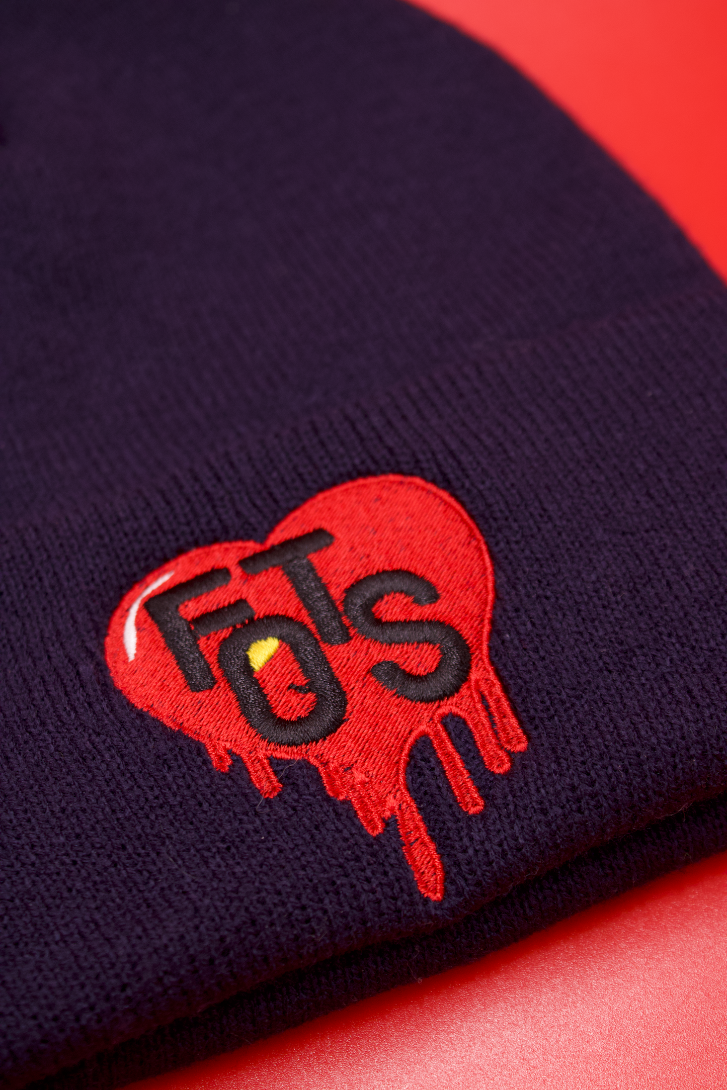 Navy Heart Drip