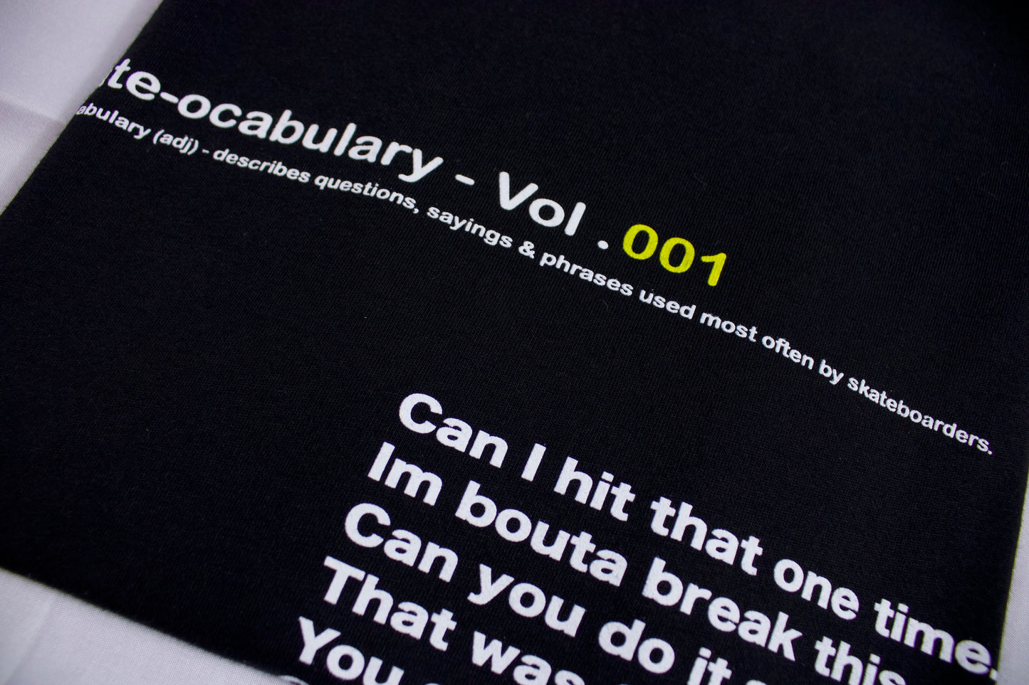 Skate-ocabulary